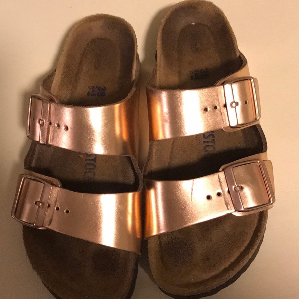 Rose gold Genuine leather Birkenstock’s